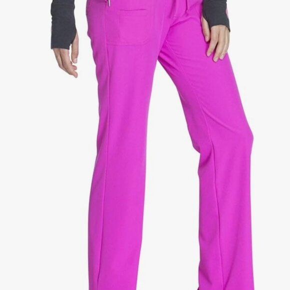 HEART & SOUL - Bright Pink Women's Medical Scrubs Super Soft Size Medium - Picture 3 of 8